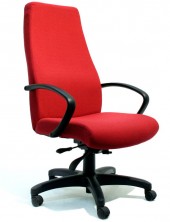 Galaxy Exec Squareline HB. Infinite Lock Tilt Mech. Black Arms And Base. Fabric Any Colour